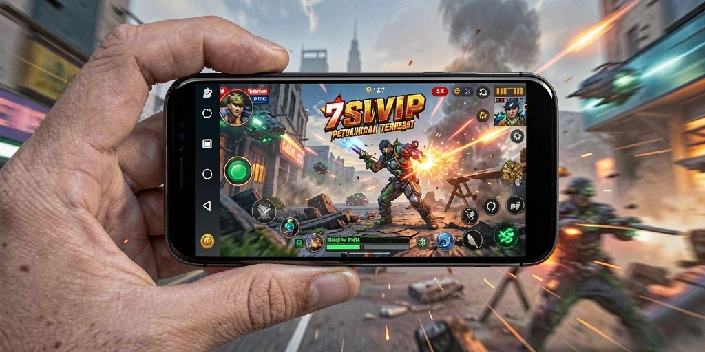 Tangkapan layar menampilkan aksi seru dalam 7SVIP dengan efek visual menakjubkan.