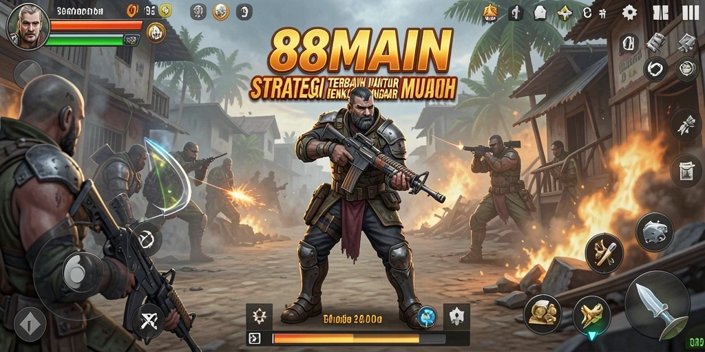 Tampilan gameplay <strong>88MAIN</strong> yang mendebarkan dalam setiap pertempuran strategi.
