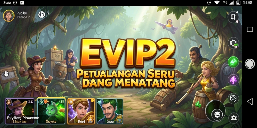 Screenshot utama EVIP2 menampilkan aksi mendebarkan dalam petualangan seru.