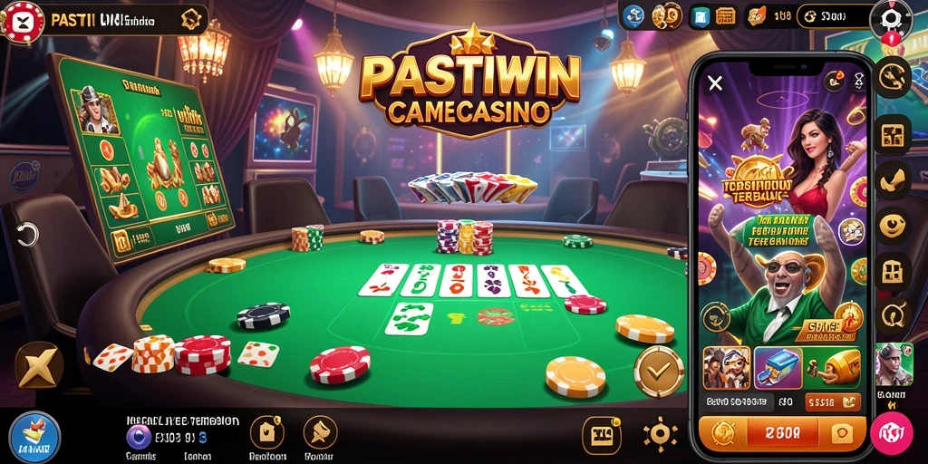 Tampilan gameplay Live Casino yang menarik dan interaktif di PASTIWIN.