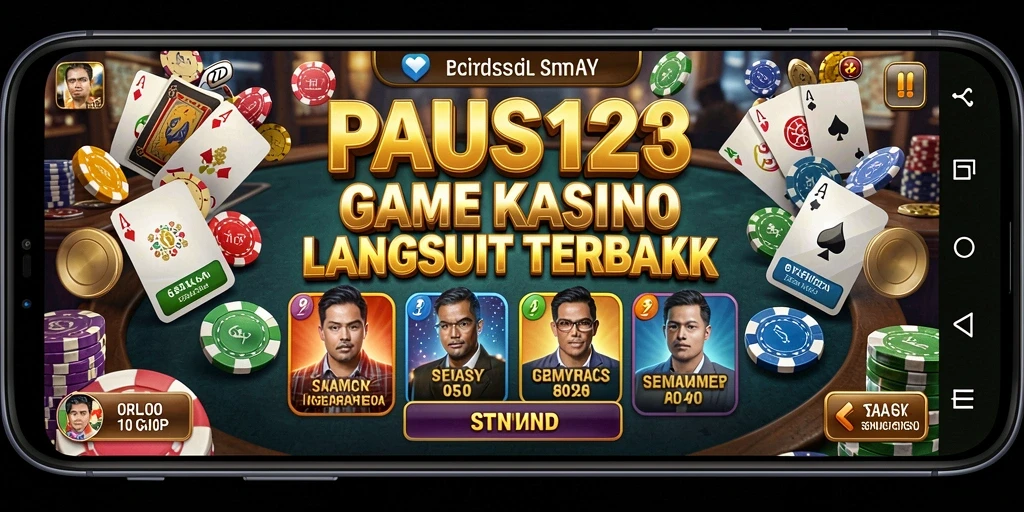 Tampilan menarik gameplay Kasino Langsung PAUS123 dengan dealer profesional.