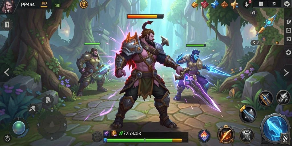 Gameplay PP444 yang seru menunjukkan aksi pertarungan yang mendebarkan.