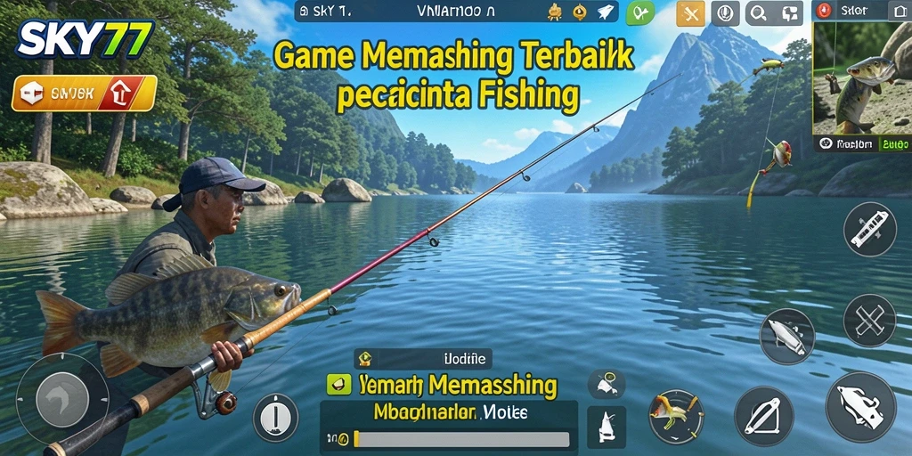 Menampilkan gameplay memancing yang seru dan realistis di SKY77.