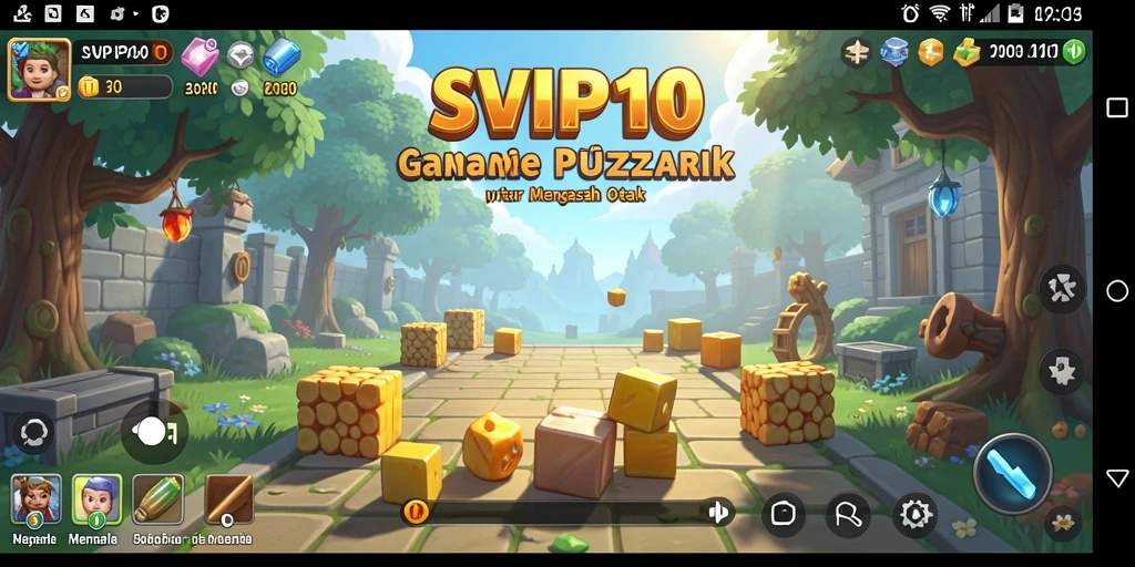 Tampak gameplay menantang di SVIP10 dengan teka-teki yang menarik.