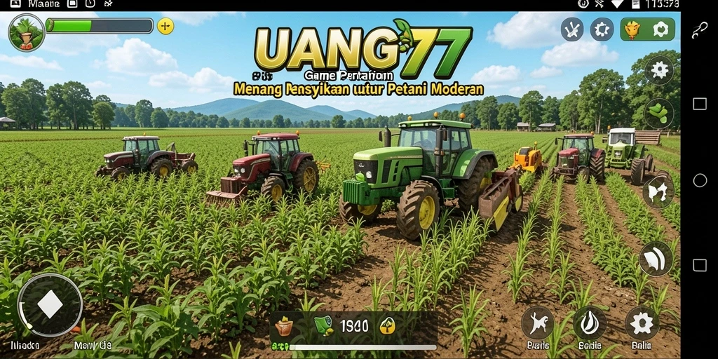 Screenshot yang menampilkan gameplay seru di UANG77.